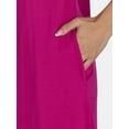thumbnail image 2 of Time and Tru Women's Sleeveless Knit Swing Dress, Sizes XS-XXXL, 2 of 4
