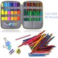 thumbnail image 3 of Portalápices de gran capacidad, bolsa organizadora de bolígrafos con cremallera, bolígrafos de gel para artistas (oso de baño), 3 of 5
