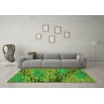 thumbnail image 3 of Ahgly Company Indoor Round Abstract Green Modern Area Rugs, 5' Round, 3 of 4
