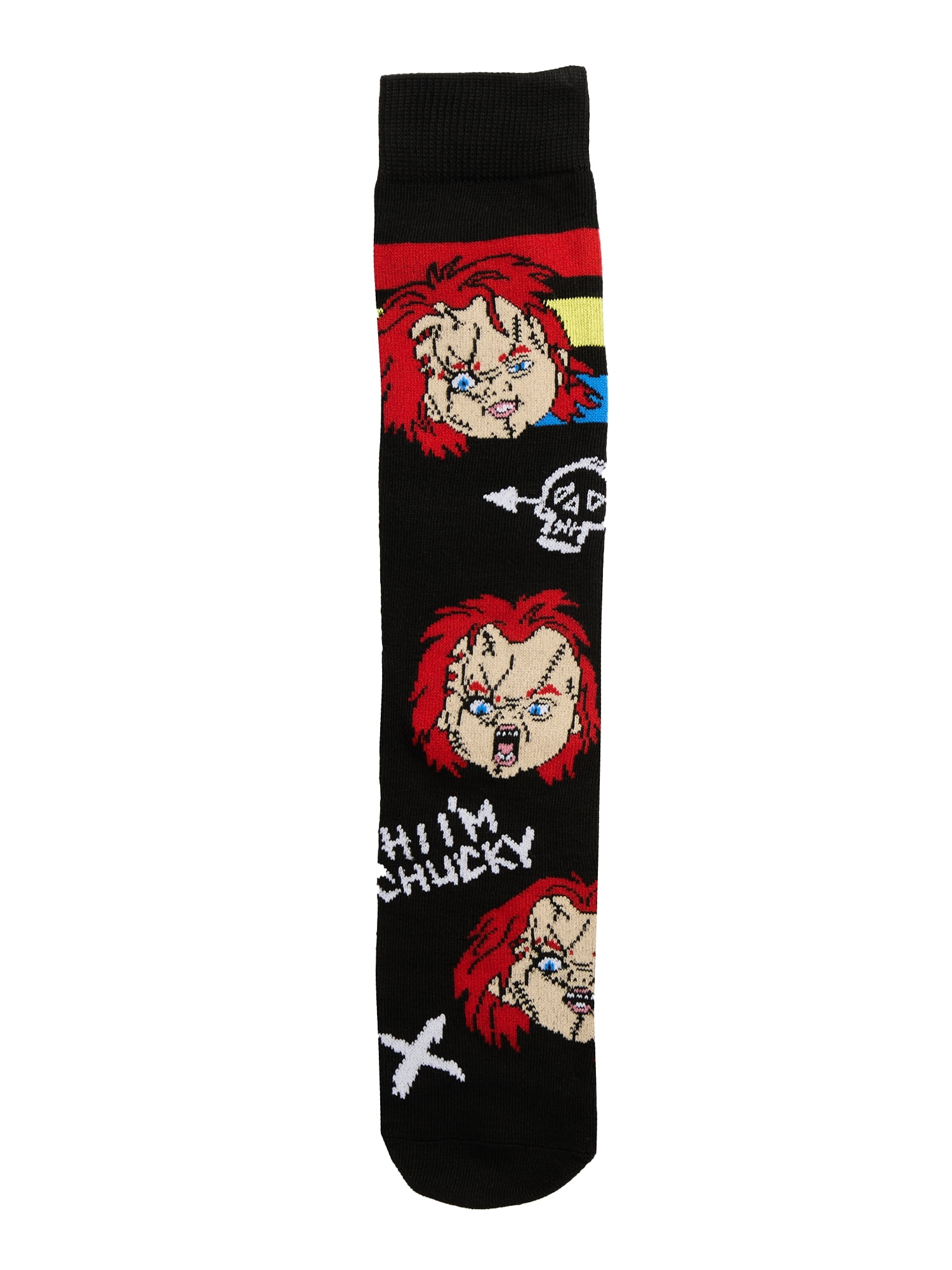 Chucky Men's Crew Socks, 3-Pack