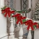 thumbnail image 5 of (rojo vino) 2 rollos de cinta de terciopelo navideña de 2,5 pulgadas y 10 yardas cinta decorativa de terciopelo de una sola cara para envolver regalos, manualidades, decoración navideña, 5 of 5