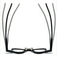 thumbnail image 6 of Women Retro Designer Black Reading Glasses 3.5 Men Stylish Spring Hinges Readers +3.50 Strength, 6 of 7