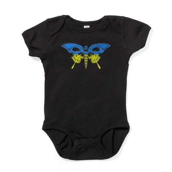 CafePress - Cool Ukraine Flag Ukrainian Pride Native Body Suit - Cute Infant Bodysuit Baby Romper - Size Newborn - 24 Months
