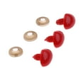 thumbnail image 4 of 100 Uds de peluche acrílico Zulema triángulo de seguridad juguete DIY rojo, 4 of 8