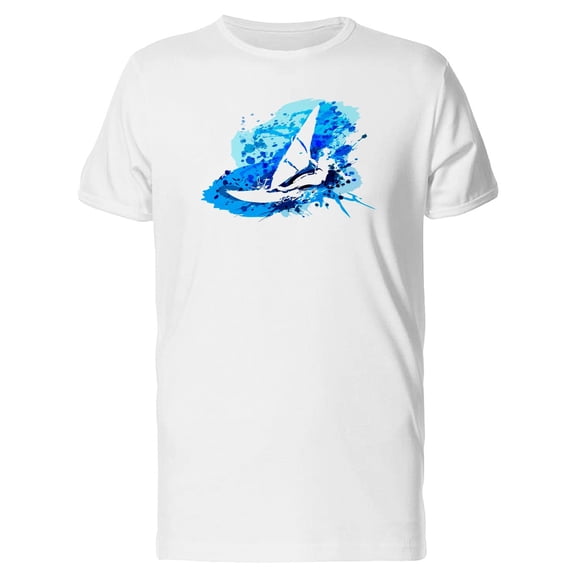 Paint Art Windsurfer Tee Men's -Image by Shutterstock