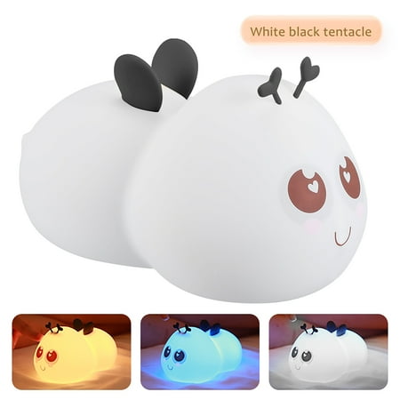 

The New Bee- Pat Light Sensor Bedside Night Light USB Rechargeable Colorful Eye Protection Night Light