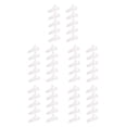 thumbnail image 3 of Maytalsory 10 Pieces Easel Stands Dish Plate Picture _S Frame Holder Photo Rack White L 10 Pcs 5Set, 3 of 6