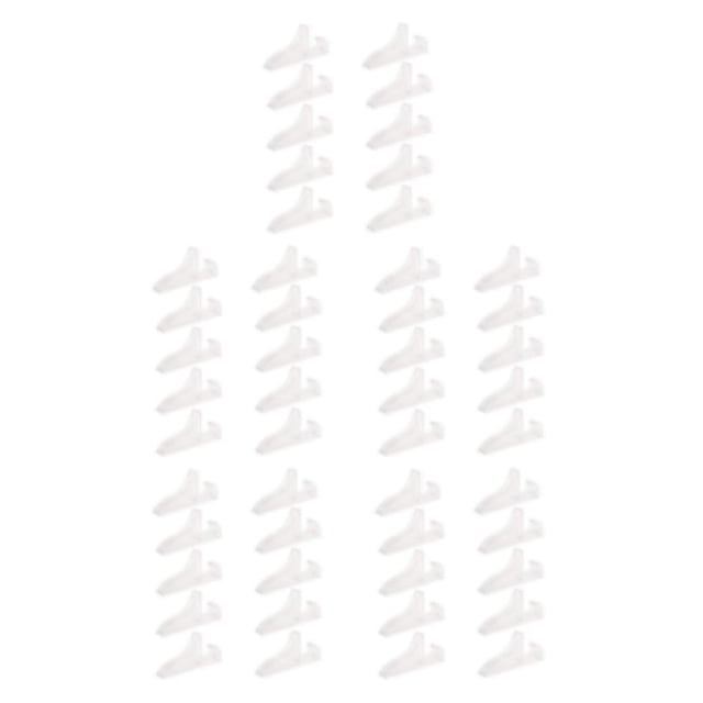 Guardoinrt 10 Pieces Easel Stands Dish Plate Picture Photo Frame Rack Holder Elegant and Practical White L 10 Pcs 5Set