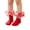 Red#001, variant on CHCNHAC 3 Pairs Girls Lace Ruffle Socks, Soft Cotton Princess Ankle Socks for Toddlers Kids, Light Blue Ballet Dance Socks