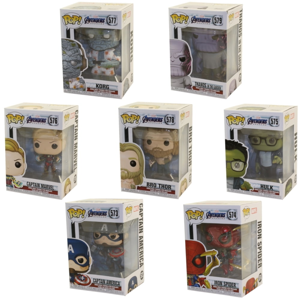 Funko POP! Marvel - Avengers: Endgame S3 Vinyl Bobble Figures - SET OF 7 - Walmart.com - Walmart.com