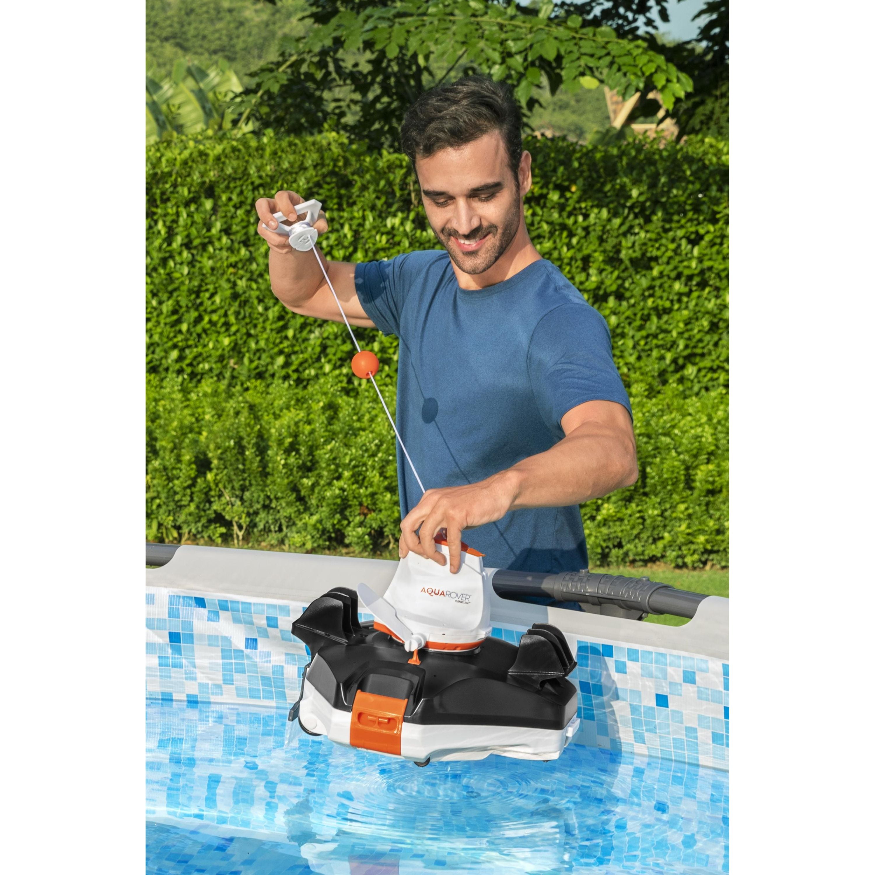 Bestway 58623E Flowclear Aquarover Automatic Pool Cleaning Robot Vacuum