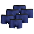thumbnail image 1 of Xdzjlr Mens Boxer Briefs,Mid Rise Combination Milk Silk Shorts Swimming Trunks Basic Men'S Underwear Briefs,S, 1 of 4