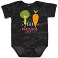 thumbnail image 3 of Inktastic Vegan Go Veggies Vegetarian Boys or Girls Baby Bodysuit, 3 of 5