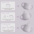 thumbnail image 2 of Sippy Cups Moonkie Silicone, 1 paquete de 120 ml, más de 4 m, con pajita, 3 etapas, 2 of 9