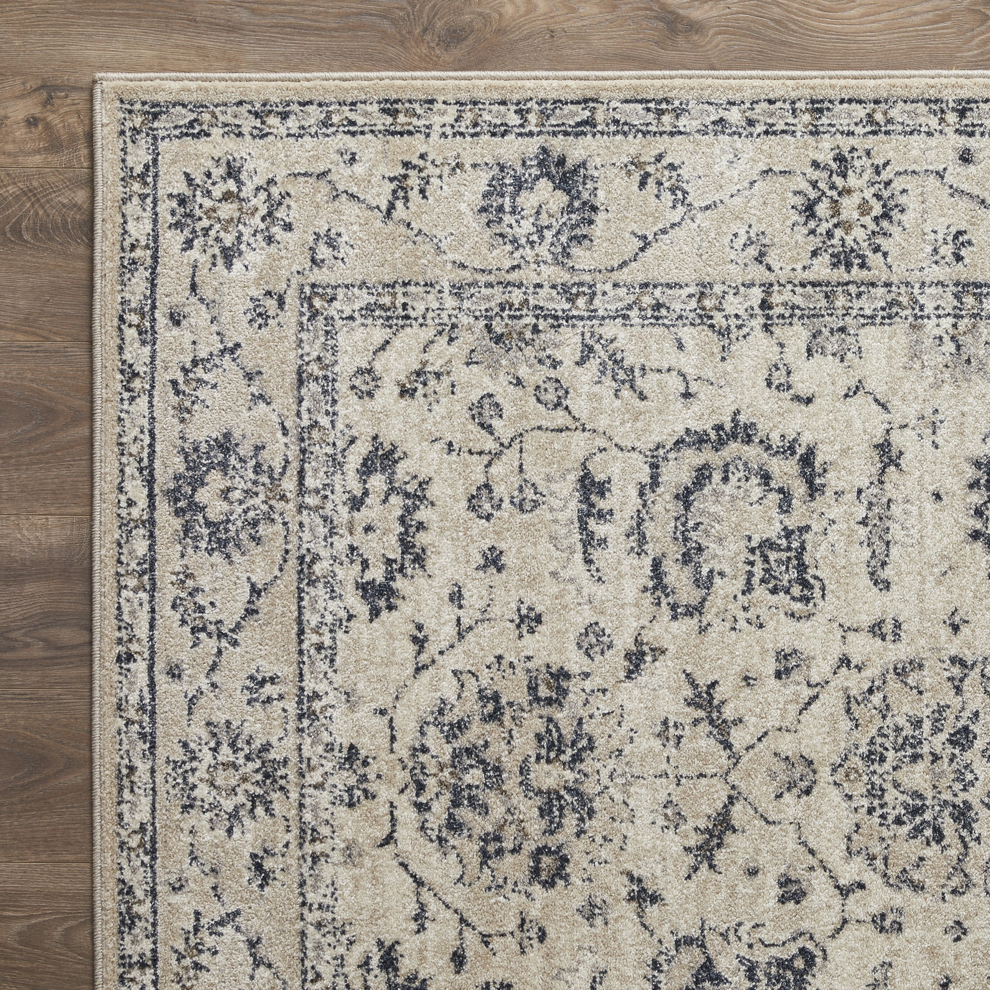 Loomaknoti Malanie Corlia 9' x 12' Ivory Oriental Indoor Polypropylene Area rug
