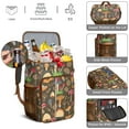thumbnail image 5 of Insulated Lunch Box Cooler Backpack Mushroom Lightweight Insulated Backpack Cooler Leak Proof Travel Camping Lunch Backpack Outdoor Cutlery Backpack for Anglers Family Travelers, 5 of 6