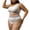 121 White, variant on Feimerou Women's Plus Size Bikini Sets Swimsuits One Shoulder High Waisted Bikinis Tie High Cut Two Piece Bathing Suits Swimwear