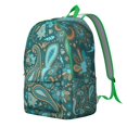 thumbnail image 2 of Boho Trend Paisley Backpack - Seminar & Conference Ready Bookbag, Protective Laptop Zone with Pockets, Excellent Gift for Entrepreneurs, 2 of 5