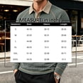 thumbnail image 3 of Mens Long Sleeve Polo Shirts Fashion Casual Raglan Button Polo Tee Collared Golf Shirt, L, 3 of 6
