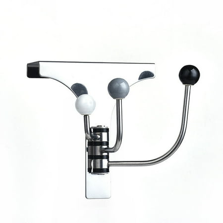 

BKFYDLS Organization and Storage Multifunctional Stainless Steel Coat And Hat Hanger No Nail-free Door Rear Ceramic Bead Hook on Clearance
