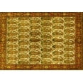 thumbnail image 1 of Ahgly Company Indoor Rectangle Persian Yellow Traditional Area Rugs, 2' x 5', 1 of 4