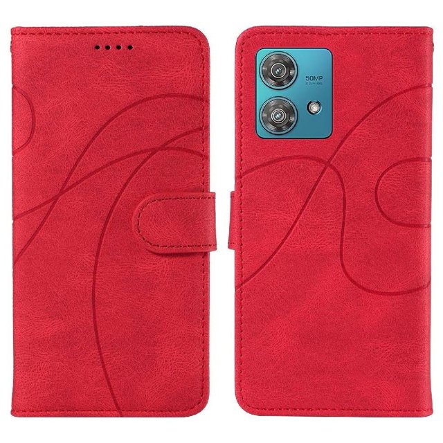 Flip Case For FOXDOCK Motorola Edge 40 Neo 5G Card Slots and Kickstand Function Skin Feel Leather