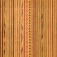 thumbnail image 1 of Ahgly Company Indoor Square Oriental Orange Modern Area Rugs, 8' Square, 1 of 4