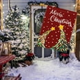 thumbnail image 3 of Merry Christmas Flags for Outdoors 28x40 Double Sided Large Chritmas Tree House Flags Rustic Burlap Farmhouse Welcome Decorative Flags for Outside Outdoor Xmas Decor Holiday Decoration, 3 of 6