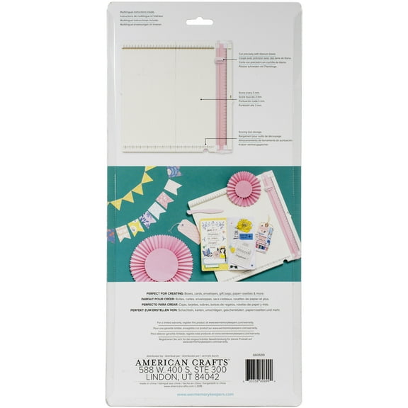 We R Memory Keepers Trim & Score Board-Metric