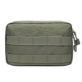 thumbnail image 2 of Bolsa táctica para cinturón Molle, bolsa de primeros auxilios, organizador de bolsillo para senderismo y acampada al aire libre. Verde, 2 of 9