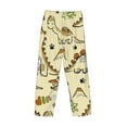 thumbnail image 4 of Kdxio Cartoon Dinosaurs Print Men's Sleep Pajama Pant Lounge Pants with Pockets, 4 of 8