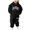Z02-Black, variant on Girls Outfits Sets Baby Girl Clothes,Hoodie Tops with Pant Baby Girl Fall Outfits Size 9 12 Months,(Sky Blue 9-12 Months)