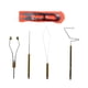 thumbnail image 1 of Herramientas para atar moscas Herramientas para atar anzuelos de pesca con mosca Enhebrador de bobinas de disco Pesca con mosca 5 soportes dorados., 1 of 9