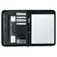 thumbnail image 4 of Custom Dura-Hyde Refillable Zippered Padfolio - 8 1/2" x 11", Set of 320 Personalized Bulk Pack, Professional Organizer with Gusseted Pocket, ID Slot & Writing Pad - Stylish Business Portfolio - Black, 4 of 4