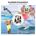 thumbnail image 6 of Uemuo Brown Cow Pattern Mens Swim Trunks Quick Dry Board Shorts with Mesh Lining, Stretch Beach Shorts Quick Dry No-Chafing Board Shorts-XX-Large, 6 of 9