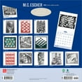 thumbnail image 2 of M.C. Escher OFFICIAL | 2026 12x24" (Hanging) Square Wall Calendar | Plastic-Free, 2 of 9