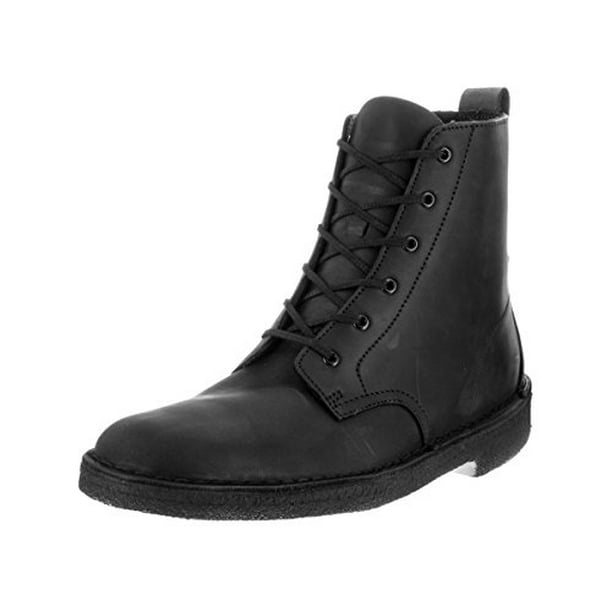 Clarks 26119975: Originals Desert Mali Men's Black Beeswax Leather Shoes (11.5 - Walmart.com