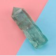 thumbnail image 3 of Crystal Quartz Natural Green Fluorite Hexagonal Crystal Column Fluorite Energy Stone 5-7cm, 3 of 5