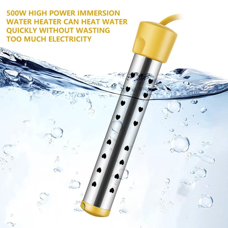 1500W Pool Water Heater Immersion Heater Portable Safety Protection Rapid  Heating Bathtub Heater Stainless Steel Automatic Shutdown Bucket Heater -  Walmart.com