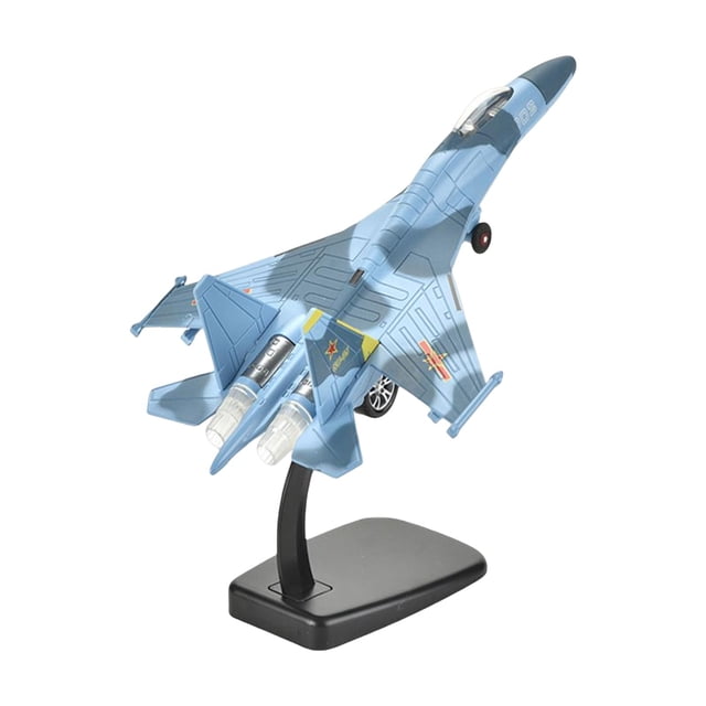 Diecast Modèle Réduit de Chasse 1/100 SU35 Ornement de Collection Aviation Commémorative avec Base d'Affichage Modèle d'Avion
