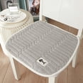 thumbnail image 6 of Qholemyo Plush Warm Cushion Solid Wood Stool Chair Cushion Office Sedentary Fart Cushion Home Dining Chair Cushion Butt Seat Cushion Chair Cushion, 6 of 6