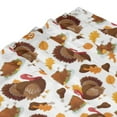 Shower Curtain, Turkey And Thanksgiving3 Waterproof Fabric Plastic