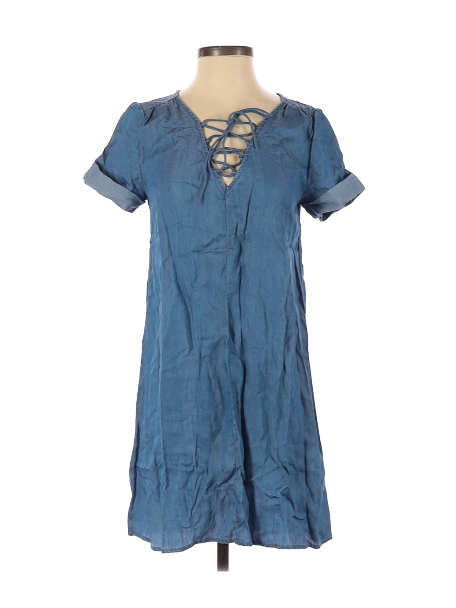 lucky brand chambray dress