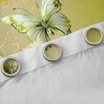 thumbnail image 4 of Castle Fairy Yellow Floral Butterflies Blackout Curtains Set of 2 (52x84 Each) for Kids Children Teens,Dreamy Princess Window Curtains,Crystal Bling Glitter Splash Curtains and Drapes, 4 of 6