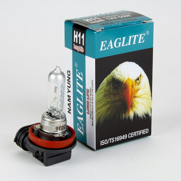 Eaglite Long Life H11 12V 55W Halogen Headlight Bulb