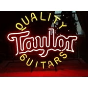 Queen Sense 17"x14" Quality Guitar Taylors Neon Sign Man Cave Handmade Neon Light 117QGT