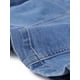 thumbnail image 5 of CHAQUETAS DE JEANS PARA MUJER INSPIRADAS CHIC, SIN COLLAR, DE MANGAS LARGAS, CON BOTONES, CORTAS, TALLA L, AZUL CLARO, 5 of 6