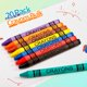 thumbnail image 3 of Crayones IJRPLM, paquete de 80, 8 colores, a granel, de fácil agarre, 3 of 4