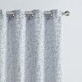 thumbnail image 3 of VCNY Home Leah Blue Leaf Grommet Light Filtering Curtain Panel, 54" x 84", 3 of 5