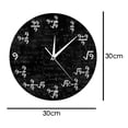 thumbnail image 4 of Horloge Murale Moderne Horloge d'Équation Mathématique Horloge Murale Mathématiques Horloges 9 Formules Art Mathématique 12 Pouces, 4 of 9